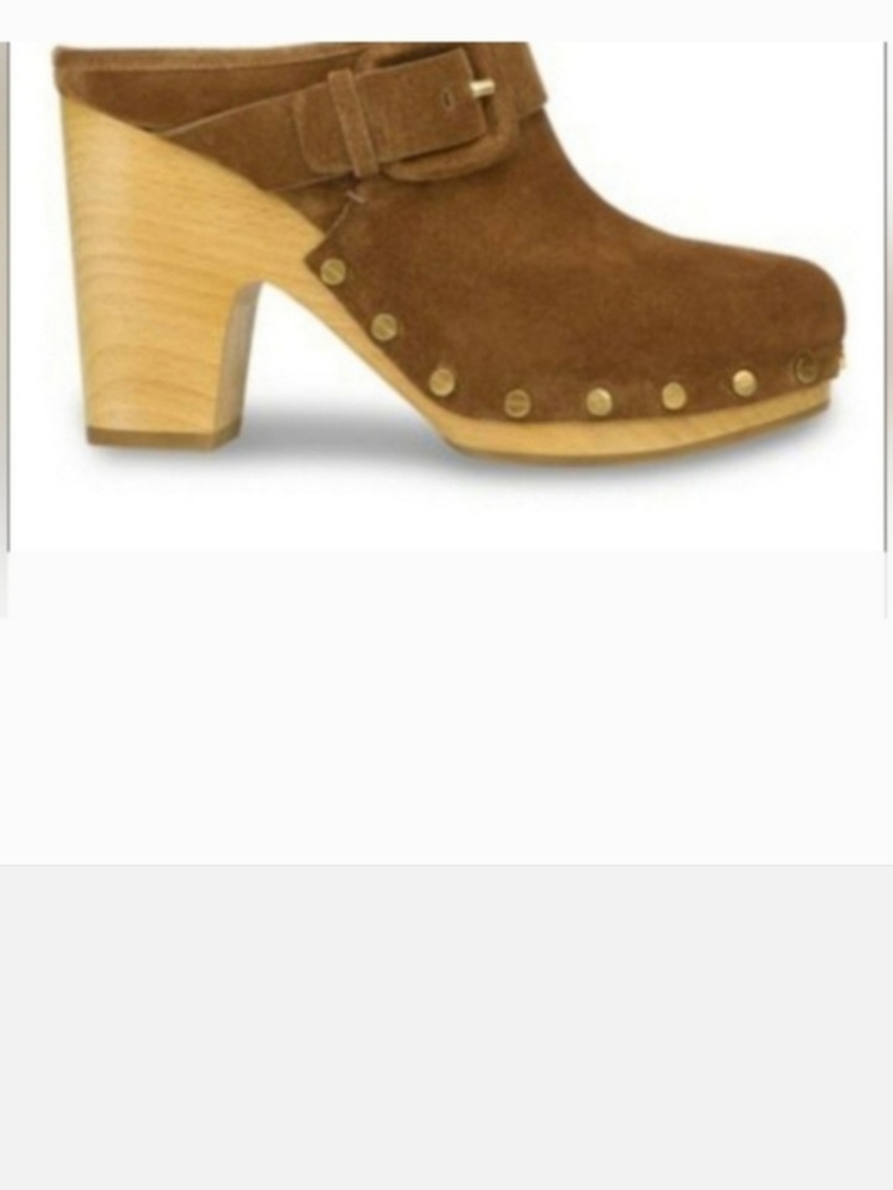NWOT Veronica Beard Tan Suede Slip-On Clogs - Picture 12 of 16